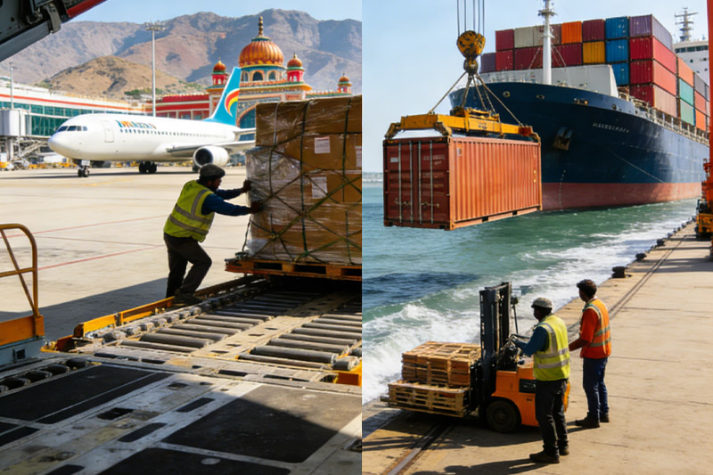 印度空运和印度海运 印度空运和印度海运